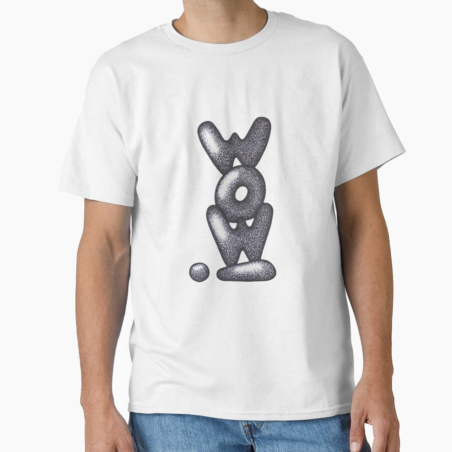 Black and white poinillism painting, black lettering by MitoP T-Shirts, Hoodie, Sweatshirt | BlankRebels.com (Image 1)