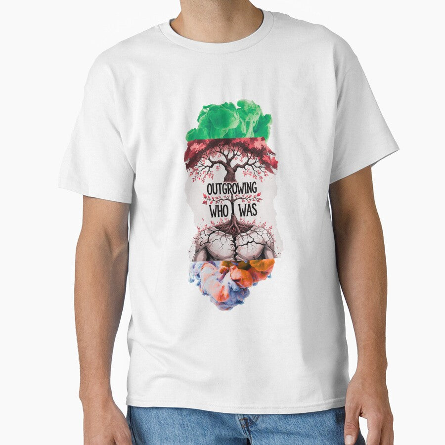 Outgrowing Who I Was emotional design by SloganSauce T-Shirts, Hoodie, Sweatshirt | BlankRebels.com (Image 1)