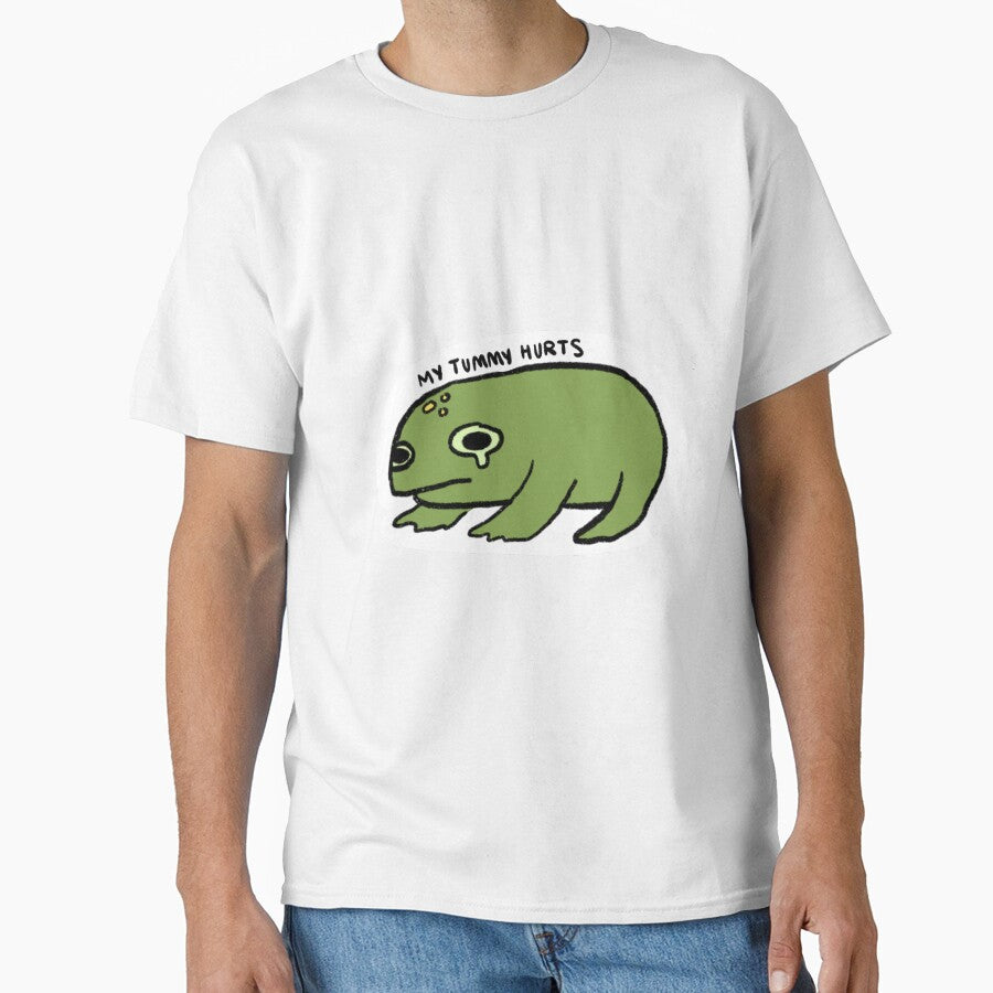 my tummy hurts frog by iristocat T-Shirts, Hoodie, Sweatshirt | BlankRebels.com (Image 1)