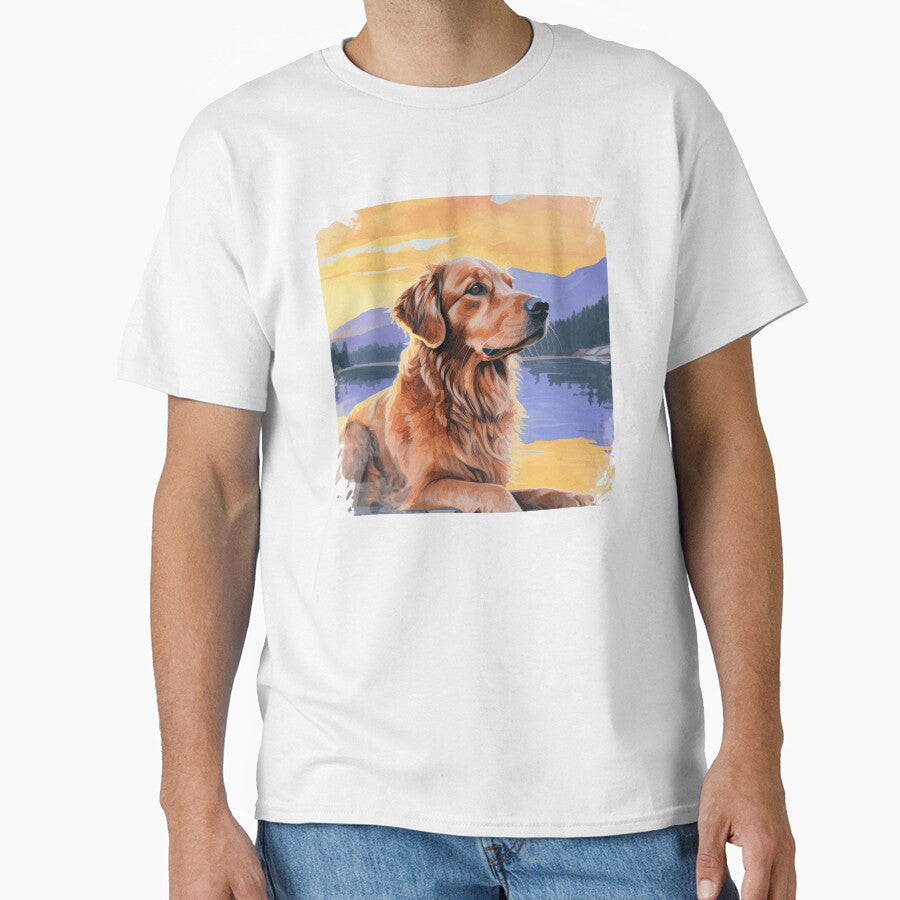 Golden Retriever Art by TheAnimalZ00 T-Shirts, Hoodie, Sweatshirt | BlankRebels.com (Image 1)