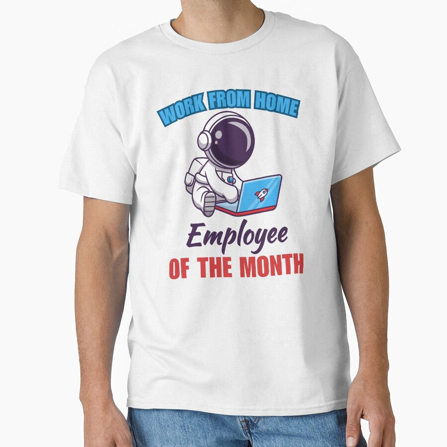 Work from home employee of the month, funny freelancer, work from home or wfh saying or quote by NBSStore... (Image 1)