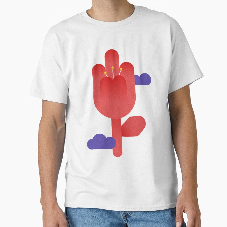 Red Flower by BBTS9717 T-Shirts, Hoodie, Sweatshirt | BlankRebels.com (Image 1)
