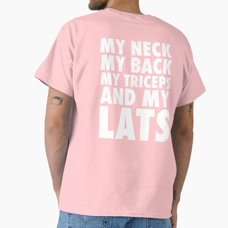 My Neck, My Back - Funny Gym Design by TeeMonsters T-Shirts, Hoodie, Sweatshirt | BlankRebels.com (Image 1)