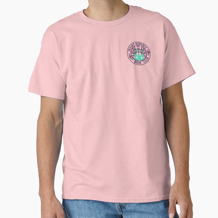 Cute Trashy Romance Book Club Raccoon Badge by Heathenicia