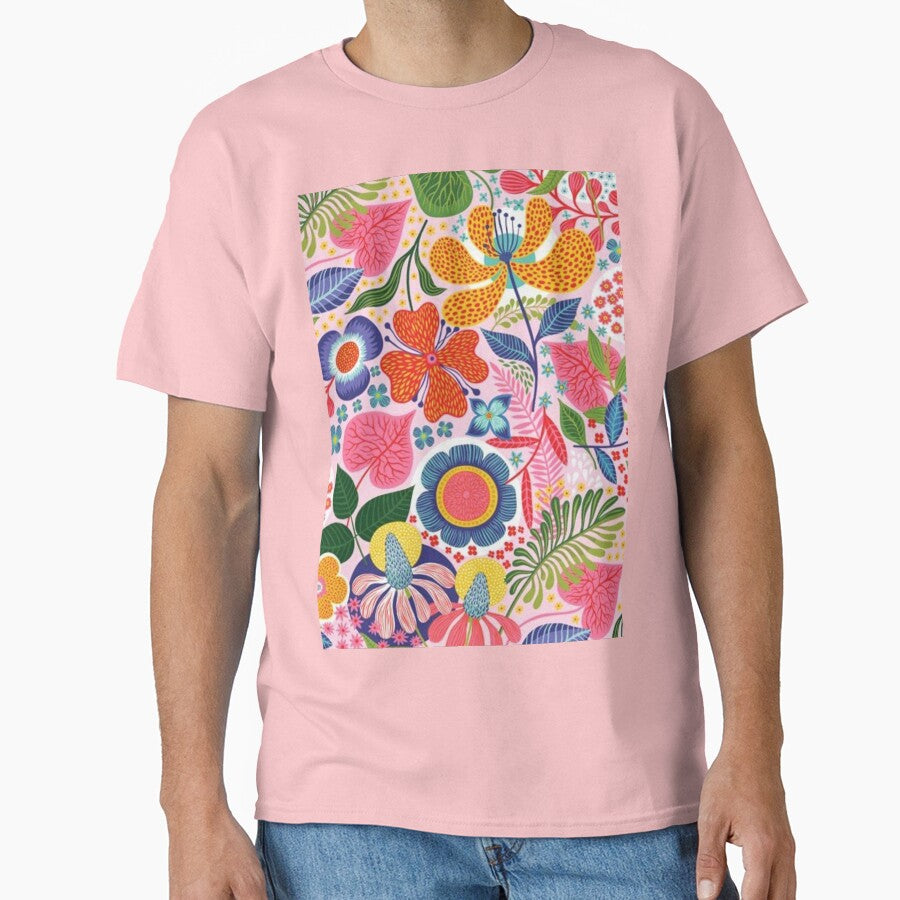 Artistic floral pattern by BEASTERSCLUB T-Shirts, Hoodie, Sweatshirt | BlankRebels.com (Image 1)