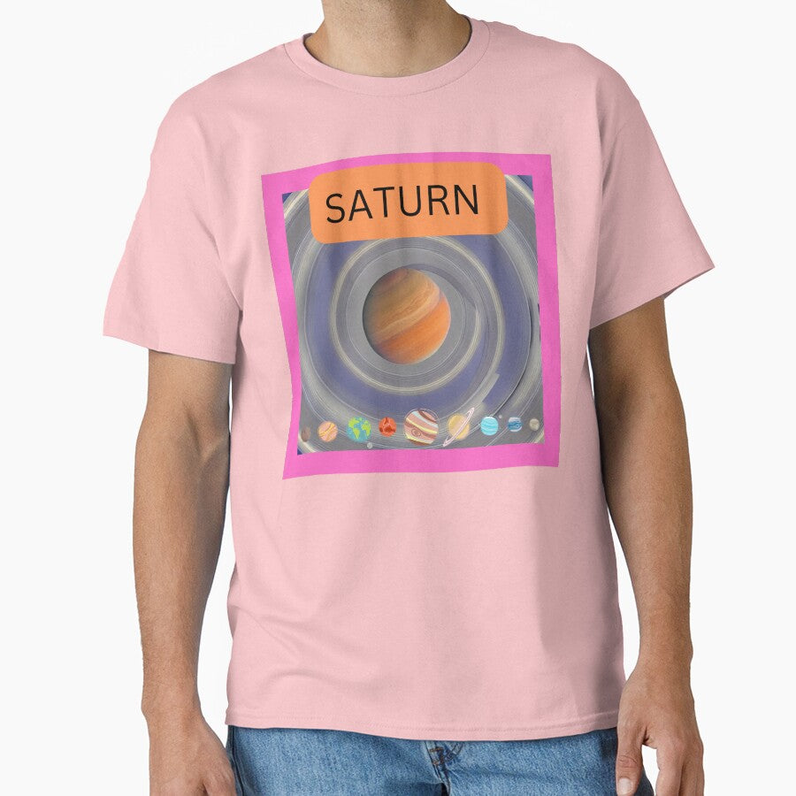 RINGED PLANET SATURN by starfishstuff T-Shirts, Hoodie, Sweatshirt | BlankRebels.com (Image 1)
