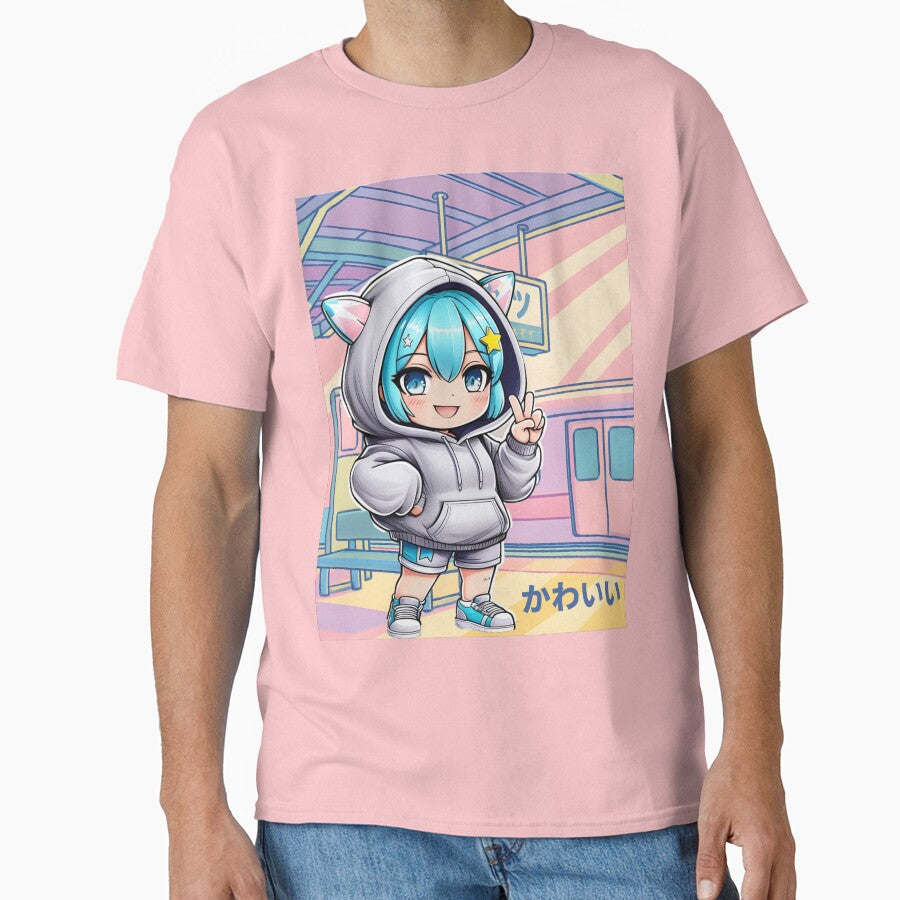 Kawaii Station Vibes by Stylnadruk T-Shirts, Hoodie, Sweatshirt | BlankRebels.com (Image 1)