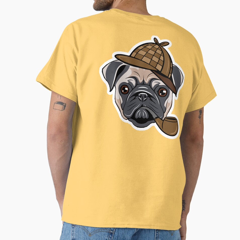 Detective Bulldog Dog Dad Fur Baby by GrynszpanDezign T-Shirts, Hoodie, Sweatshirt | BlankRebels.com (Image 1)