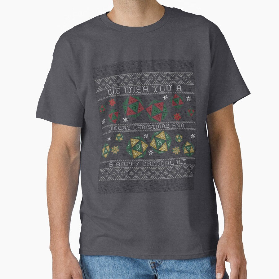 Ugly Christmas Critical Hit by Box26 Designs T-Shirts, Hoodie, Sweatshirt | BlankRebels.com (Image 1)