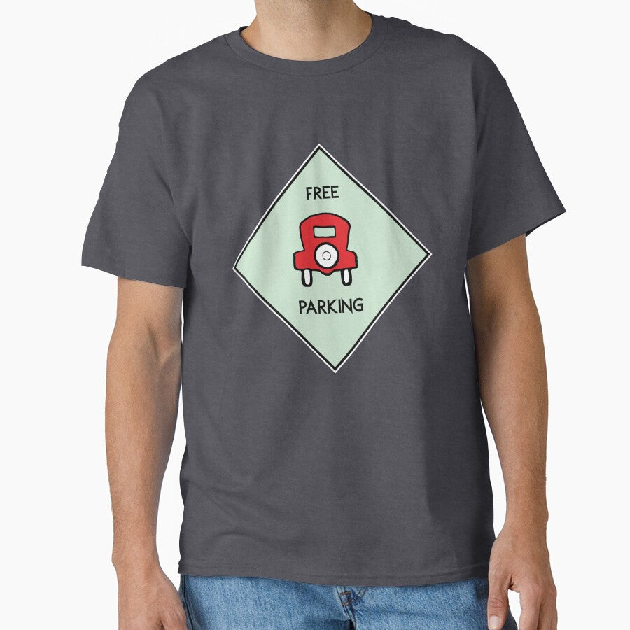 Free Parking Game Board Image for Game Night by RstyBcktWkshp T-Shirts, Hoodie, Sweatshirt | BlankRebels.com (Image 1)
