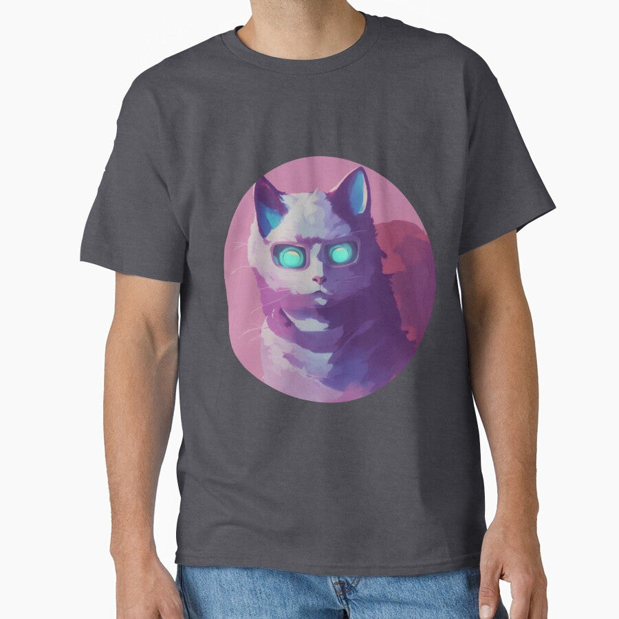 Vaporwave Cat by ACatinSpace T-Shirts, Hoodie, Sweatshirt | BlankRebels.com (Image 1)