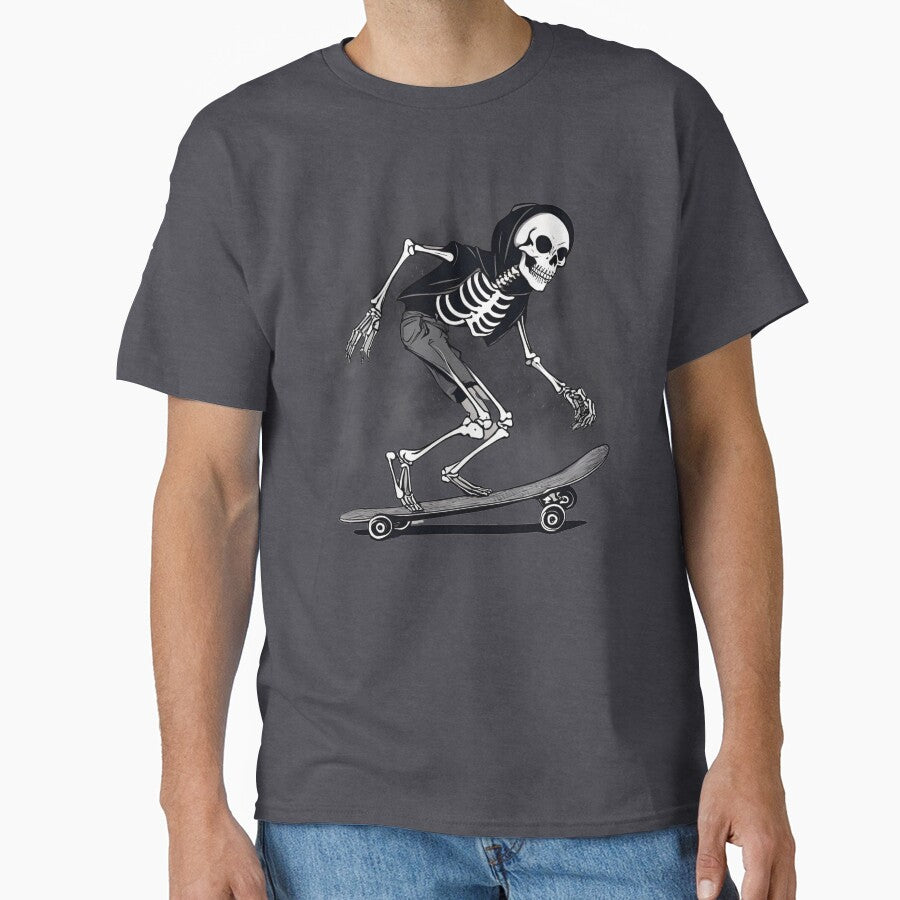 hooligan skeleton riding on a skateboard by in-leggings T-Shirts, Hoodie, Sweatshirt | BlankRebels.com (Image 1)