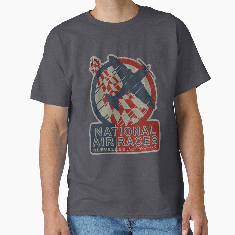 National Air Races Vintage Airplane Racing Design by RealPilotDesign