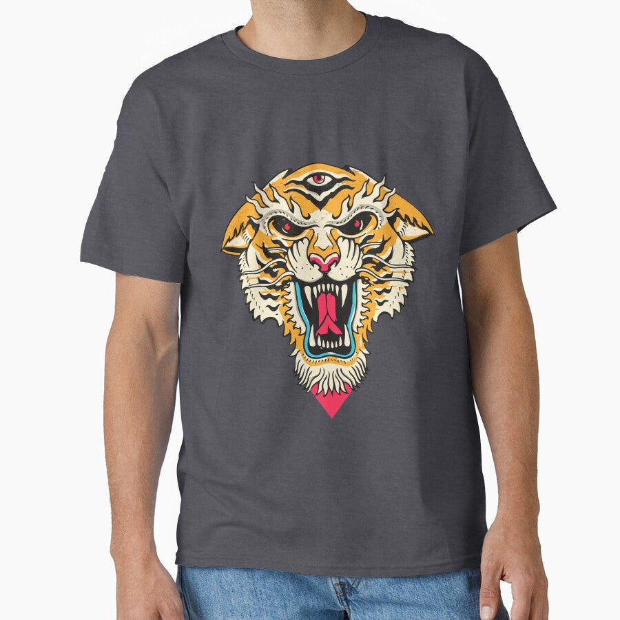 Tiger 3 Eyes by Lostanaw T-Shirts, Hoodie, Sweatshirt | BlankRebels.com (Image 1)