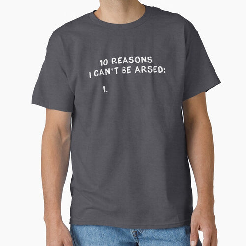 10 reasons I can't be arsed by JurassicArt
