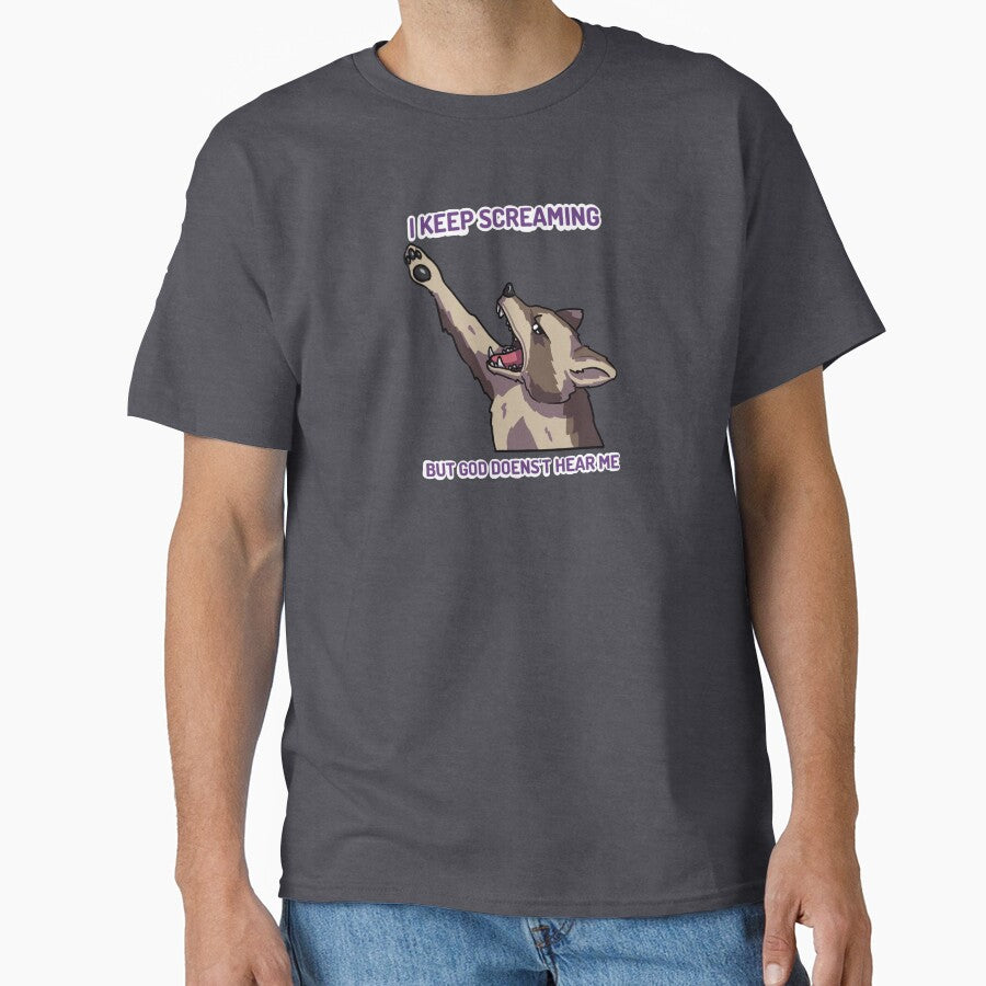 Raccoon keep screaming but God doesn't hear by ggrassi T-Shirts, Hoodie, Sweatshirt | BlankRebels.com (Image 1)