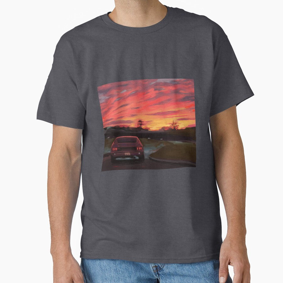 car sunup paint design by shardana13 T-Shirts, Hoodie, Sweatshirt | BlankRebels.com (Image 1)