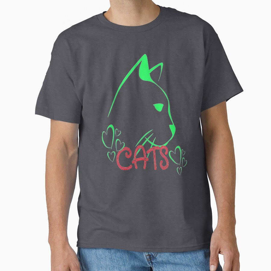 Aesthetic Lovable  Cat Design for the Cat Lover, nr 5,  Fulltime Cat Mom. by Adri Barnard T-Shirts, Hoodie,... (Image 1)