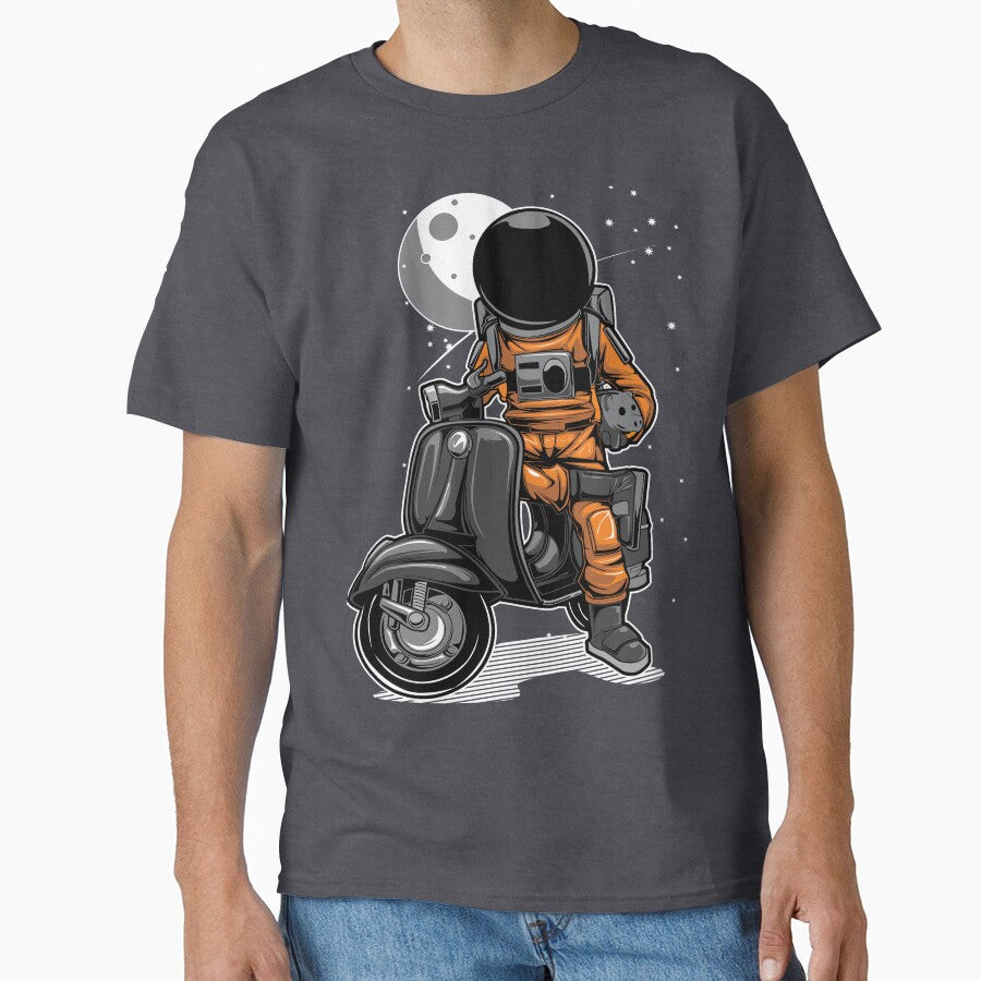 Astronaut Scooter by Unique010 T-Shirts, Hoodie, Sweatshirt | BlankRebels.com (Image 1)