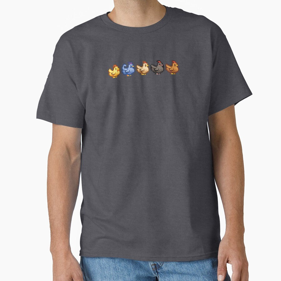 Stardew Valley Chickens by chipmuckdesignn
