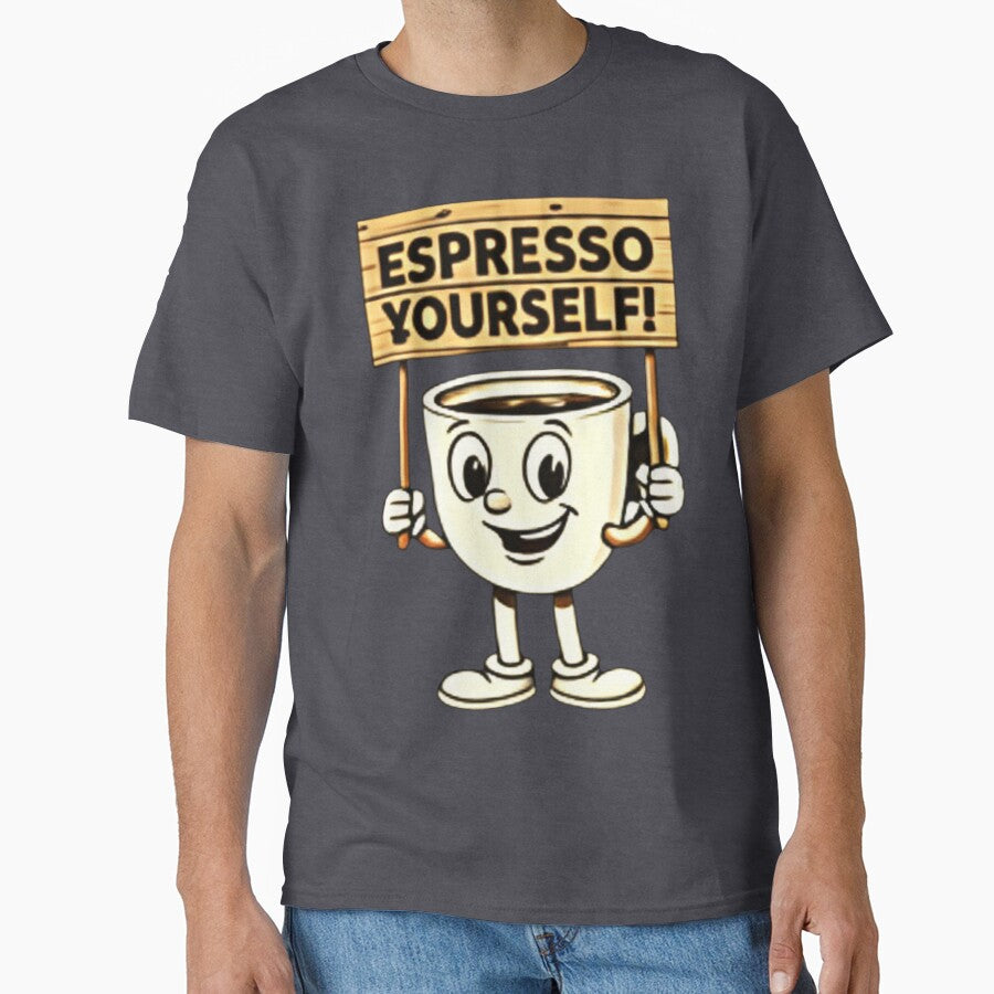 "Espresso Yourself: A Brew-tifully Bold Statement!" by Mahe Jabeen T-Shirts, Hoodie, Sweatshirt | BlankRebels.com (Image 1)