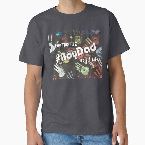 #BoyDad Trouble&Fun by LoveGraceValor T-Shirts, Hoodie, Sweatshirt | BlankRebels.com (Image 1)
