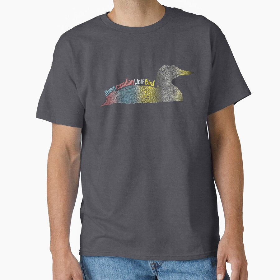 Stupid Canadian Wolf Bird — Heated Rivalry Jersey Colors by maddiemak96 T-Shirts, Hoodie, Sweatshirt (Image 1)