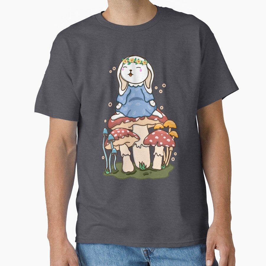 Bunny and Mushroom by Kimprut T-Shirts, Hoodie, Sweatshirt | BlankRebels.com (Image 1)