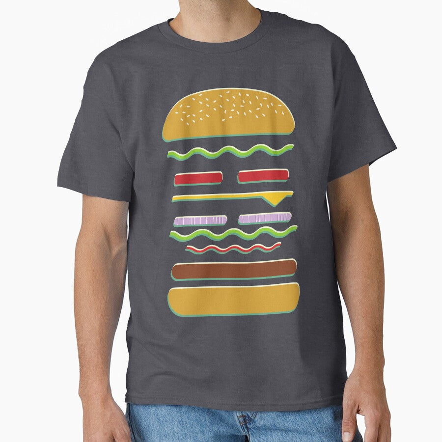 Deconstructed Burger by VirtualFaries T-Shirts, Hoodie, Sweatshirt | BlankRebels.com (Image 1)