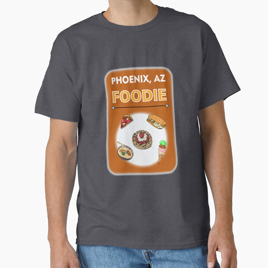 Phoenix, AZ Foodie - Desert Brown Background by ThisNThatImages T-Shirts, Hoodie, Sweatshirt | BlankRebels.com (Image 1)