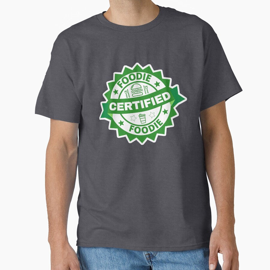 Certified Foodie. Forest Green Certified Foodie. by Rabbitti T-Shirts, Hoodie, Sweatshirt | BlankRebels.com (Image 1)