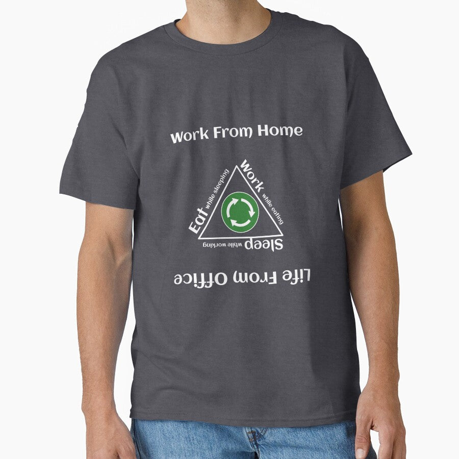 Work From Home by SpiritualMonk T-Shirts, Hoodie, Sweatshirt | BlankRebels.com (Image 1)