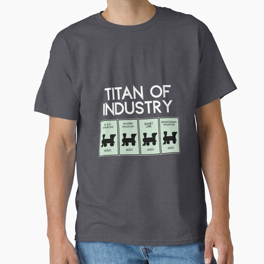 Railroad Titan, Monopoly by RstyBcktWkshp T-Shirts, Hoodie, Sweatshirt | BlankRebels.com (Image 1)