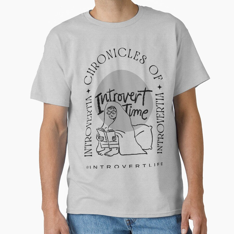 Chronicles of Introvertia black & white by TertlPeak by kaez T-Shirts, Hoodie, Sweatshirt | BlankRebels.com (Image 1)