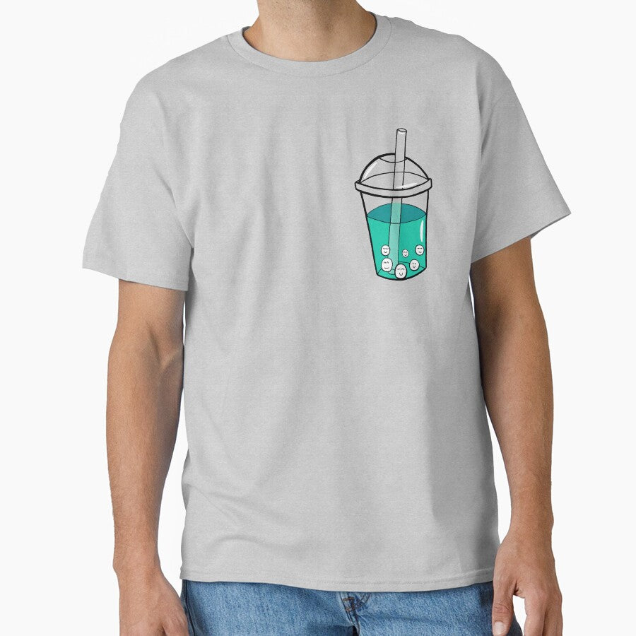 Bubble Tea Turquoise | Boba Tea  | Bubble Tea Gift | Tapioca Balls | Cute Boba Tea by lozo828 T-Shirts, Hoodie,... (Image 1)
