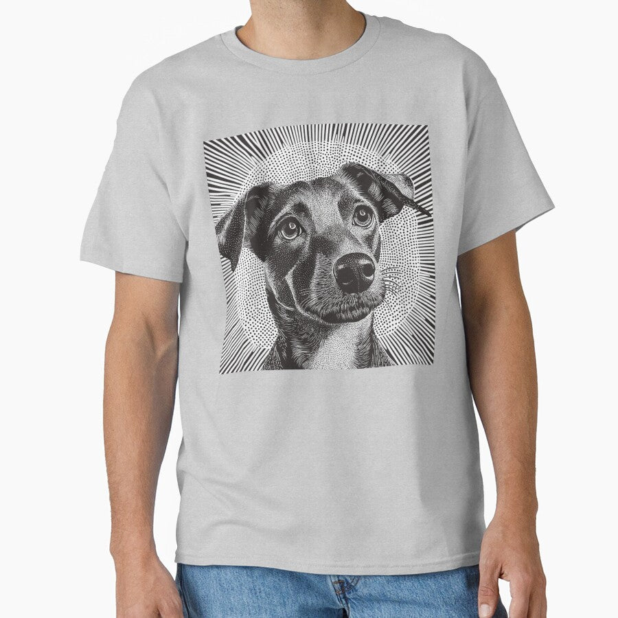 Dog - loving gaze upon his best friend by Richenda T-Shirts, Hoodie, Sweatshirt | BlankRebels.com (Image 1)