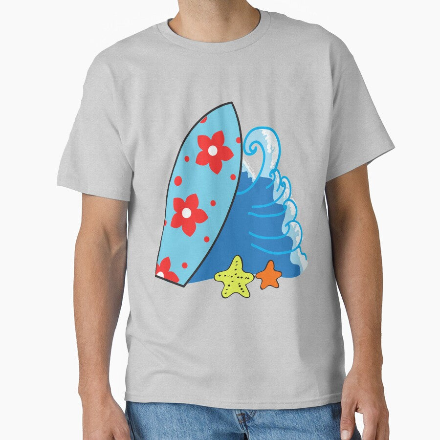 blue ocean waves by virilamissa T-Shirts, Hoodie, Sweatshirt | BlankRebels.com (Image 1)
