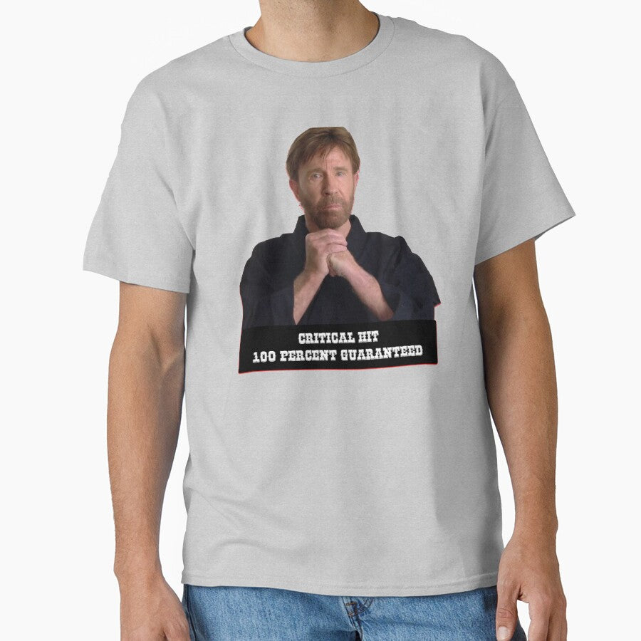 Chuck Norris Critical Hit by Armor-class T-Shirts, Hoodie, Sweatshirt | BlankRebels.com (Image 1)