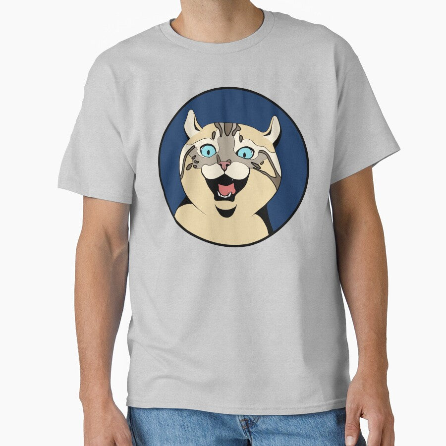 Gleeful Cat - Funny Animal Design by PetFaces T-Shirts, Hoodie, Sweatshirt | BlankRebels.com (Image 1)