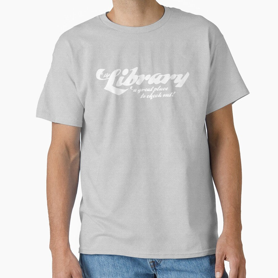 the library: a great place to check out! by dusie T-Shirts, Hoodie, Sweatshirt | BlankRebels.com (Image 1)