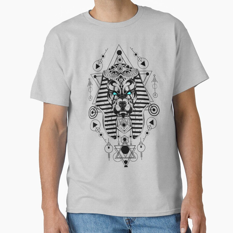 Anubis - God of the Dead - Line Work with Blue Eyes by PaulC71