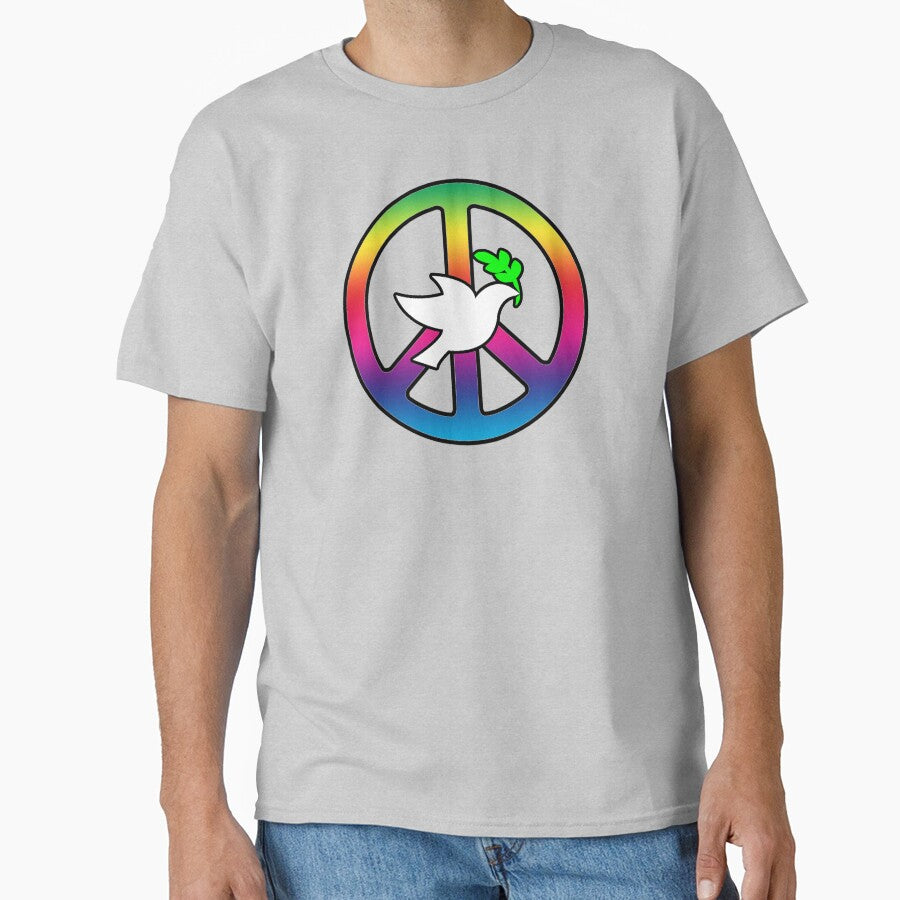 Peace Sign (With Dove of Peace) by mpodger T-Shirts, Hoodie, Sweatshirt | BlankRebels.com (Image 1)