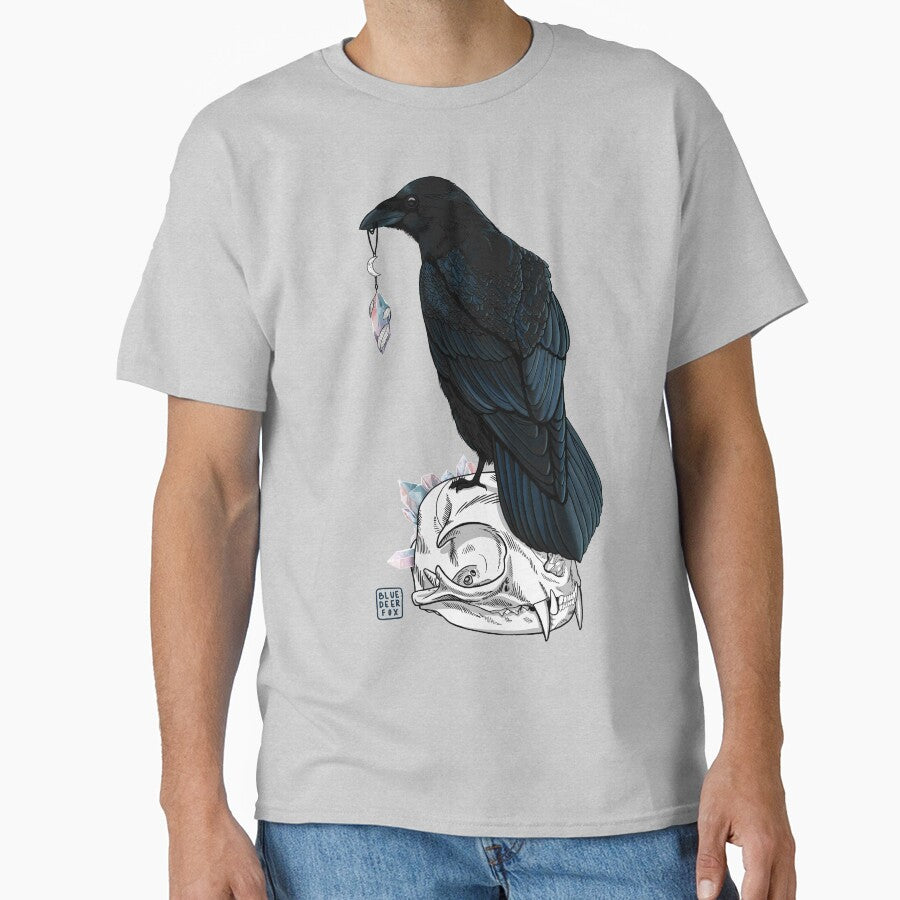 Mystic Raven Design by bluedeerfox T-Shirts, Hoodie, Sweatshirt | BlankRebels.com (Image 1)