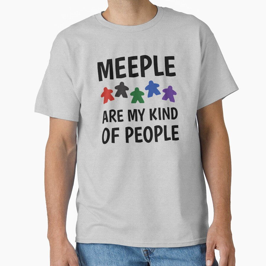 Board Games, Game Night - Meeple are my kind of People by EstelleStar T-Shirts, Hoodie, Sweatshirt (Image 1)