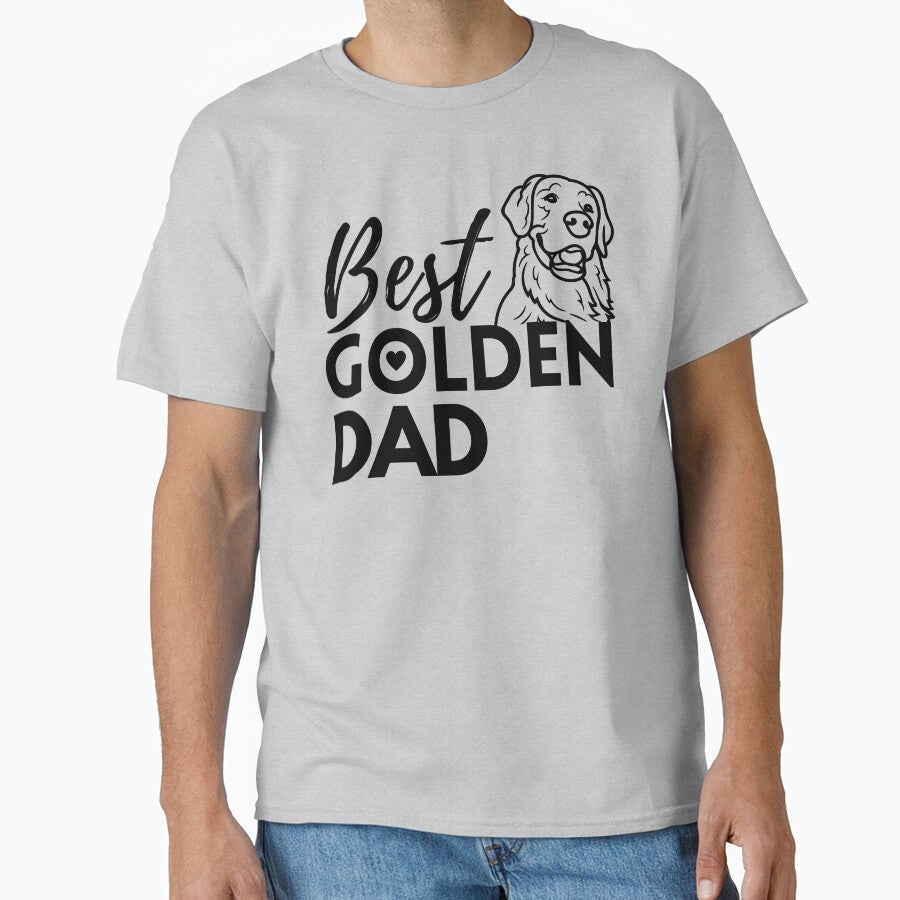 Best golden retriever dad shirt by MameDesign