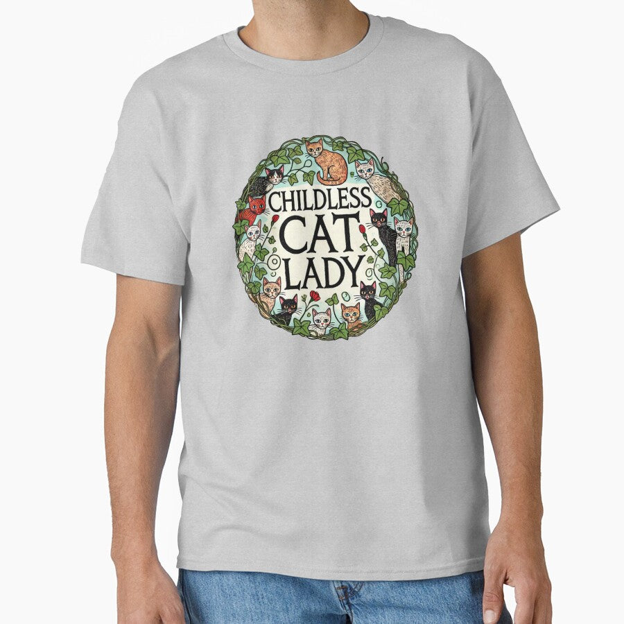Childless Cat Lady by Boog Monst T-Shirts, Hoodie, Sweatshirt | BlankRebels.com (Image 1)
