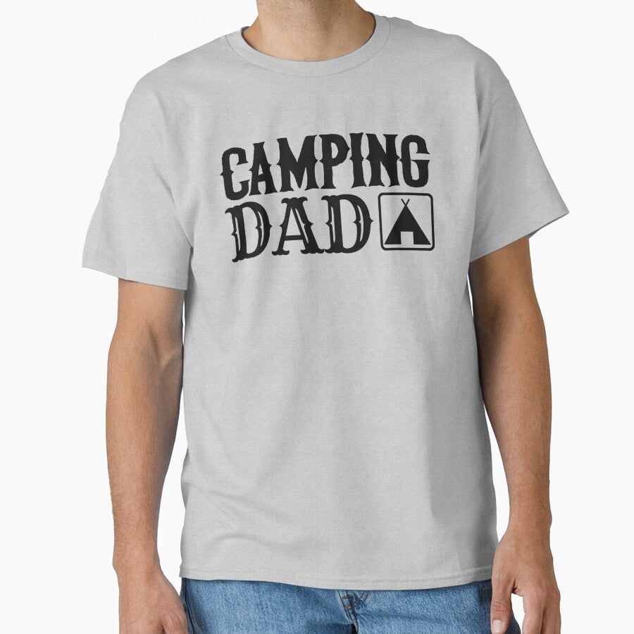 Camping Dad Fun Camping Black Text Design by TrulyEpoque T-Shirts, Hoodie, Sweatshirt | BlankRebels.com (Image 1)