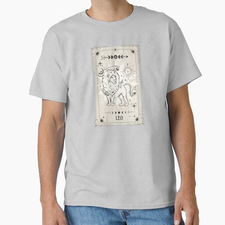 Tarot card Leo zodiac by MonochromeEcho T-Shirts, Hoodie, Sweatshirt | BlankRebels.com (Image 1)