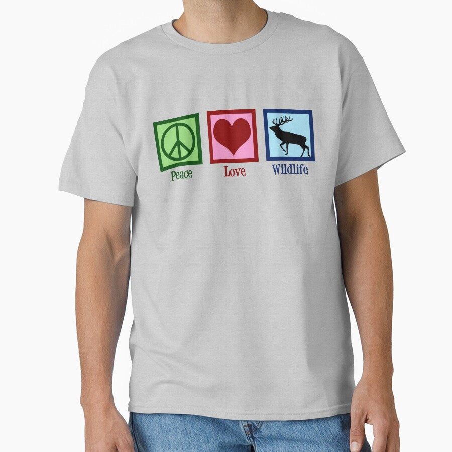 Peace Love Wildlife by Epic Love Designs T-Shirts, Hoodie, Sweatshirt | BlankRebels.com (Image 1)