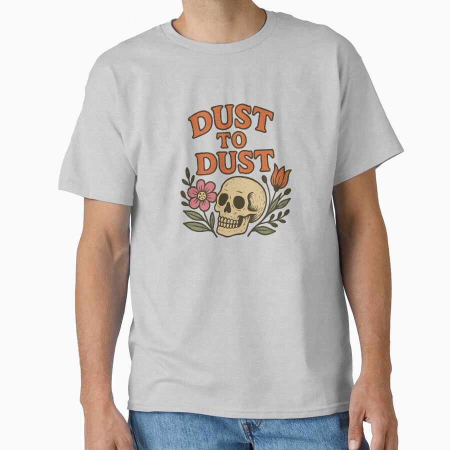 Dust to Dust Skull Gothic Dark Art Design by Boog Monst T-Shirts, Hoodie, Sweatshirt | BlankRebels.com (Image 1)